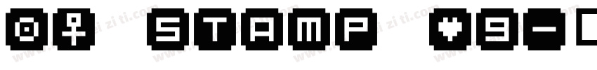 BM stamp A9字体转换